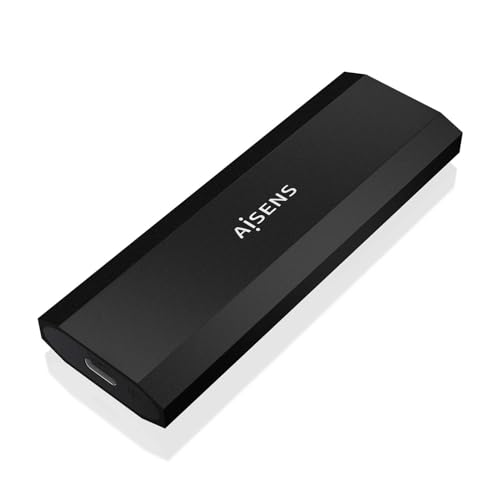 Externes Gehäuse AISENS M.2 (NGFF) ASM2-028B NVME auf USB3.2 GEN2 SCHWARZ von AISENS