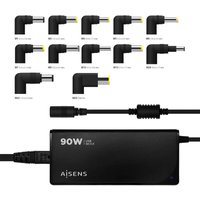 Aisens - Ladegerät 90w automatisch universal multivoltage mit 12 Steckern + usb-a qc.3.0 Aisens - Ladegerät 90w automatisch universal multivoltage mit 12 Steckern + usb-a qc.3.0 von AISENS