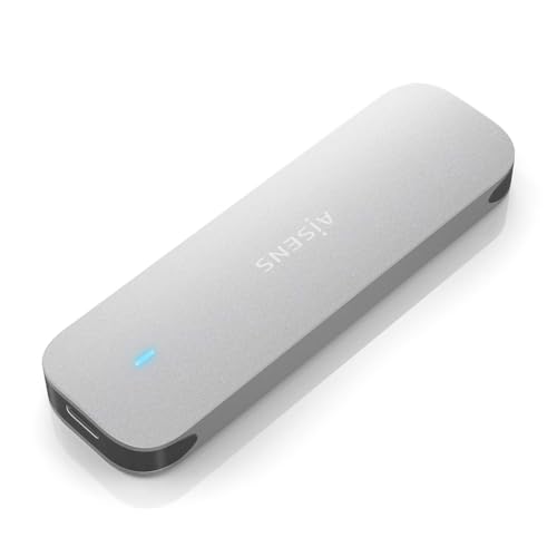 Externe Box AISENS M.2 (NGFF) ASM2-025SL NVME auf USB3.2 GEN2, Silber von AISENS