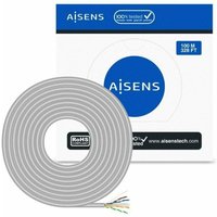 Kabeltrommel rj45 utp awg23 cca (Legierung) Aisens a135-0660 cat.6/ 100m/ grau von AISENS