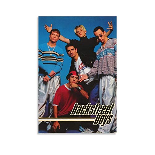 AISHNI Poster auf Leinwand, Motiv Backstreet Boys, 50 x 75 cm von AISHNI