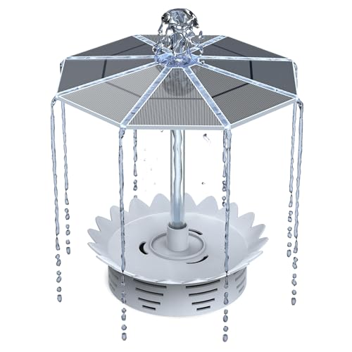 AISITIN Solarbrunnen für den Garten, 3,5 W, für den Außenbereich, Solarpumpe mit abnehmbarem Solarpanel, Solarbrunnen für Teiche, Gärten, Bäder für Vögel, Teiche AISITIN Solarbrunnen für den Garten, 3,5 W, für den Außenbereich, Solarpumpe mit abnehmbarem Solarpanel, Solarbrunnen für Teiche, Gärten, Bäder für Vögel, Teiche von AISITIN