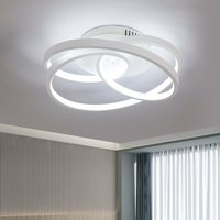 Aiskdan - led Deckenleuchte Moderne Lampe 40W 4500LM Weiß Kreative für Wohnzimmer Schlafzimmer Halle von AISKDAN