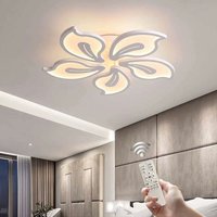 Aiskdan - Dimmbare LED-Deckenleuchte, Deckenleuchte aus Acryl, moderne mattweiße Deckenleuchte mit Fernbedienung für Wohnzimmer, Schlafzimmer, von AISKDAN