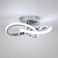LED-Deckenlampe Kurve Kaltweiß 6000K für Flur Balkon Treppe Modernes Design - Aiskdan von AISKDAN