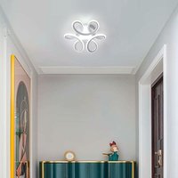 Led Deckenleuchte, Moderne Deckenleuchte, 22 w, 1800 lm, Kaltweiß 6500 k, Kreative Design-Deckenbeleuchtung, led für Schlafzimmer, Bad, Küche, Flur, von AISKDAN