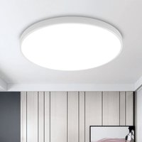 LED-Deckenleuchte, rund 27cm - Kaltweiß IP54 - Ideal für Badezimmer, Küche, Flur, Balkon - Aiskdan von AISKDAN
