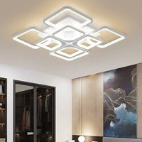 Aiskdan - led Deckenleuchte Moderne, 80W Dimmbare led Deckenleuchte mit Fernbedienung und App Steuerung, Kronleuchter 8000 lm 3000 k - 6500 k für von AISKDAN