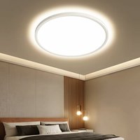 LED-Deckenleuchte Weiß Rund Ø40cm, 36W,IP44 für Bad, Schlafzimmer, Küche, Flur, Balkon,Warmes Licht 3000K - Aiskdan von AISKDAN