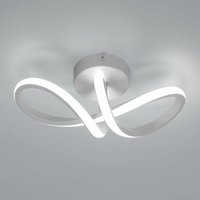 Moderne gebogene LED-Deckenleuchte - LED-Deckenleuchte 16W, Kaltes weißes Licht 6500K für Wohnzimmer, Schlafzimmer, Küche und Esszimmer - Aiskdan von AISKDAN