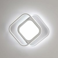 Moderne quadratische LED-Deckenlampe 32W 3600LM aus Acryl, 6500K Weiß Ideal für Esszimmer, Küche, Studio, Flur, Schlafzimmer - Aiskdan von AISKDAN