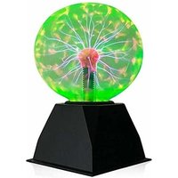 Plasma Ball Light, Boule lumineuse sphérique magique de 6 pouces, Lampe sensible au toucher de couleur verte, Veilleuse fantaisie pour enfants von AISKDAN