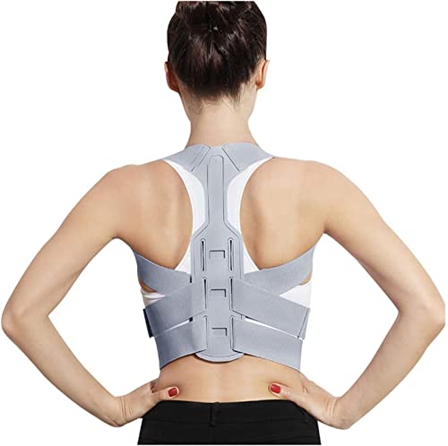 AISNXOQI Einstellbare Rückhaltung Corrector Back Band Brace erweiterte Stützgürtel unsichtbarer Rückenwirbelsäule Lumbale Haltung Korrektur für Frauen (Farbe: Rosa, Größe: große Größe) Werkzeuge von AISNXOQI