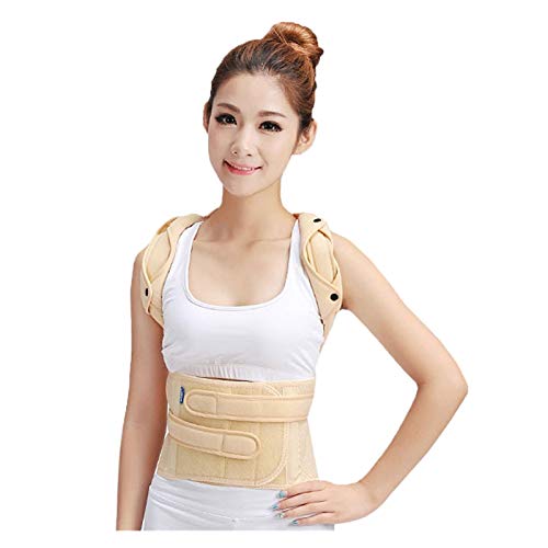 AISNXOQI Rückenlehre Haltung Korrektor Thorax Lumbo-Sakralorthese unterstützen medizinische Wirbelsäulenfraktur Kyphose Slouch-Klammer (Farbe: Höhe unter 175 cm, Größe: x-large) von AISNXOQI