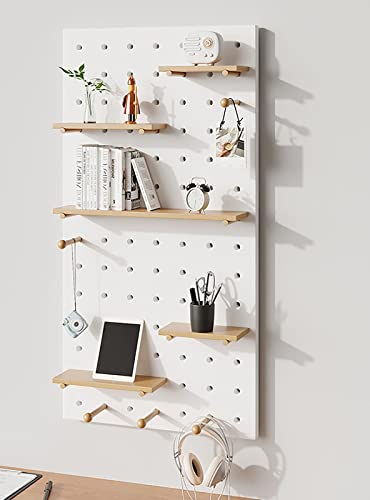 Große Stecktafeln für Wände mit Ablagefläche, modernes modulares Display-Organisationsregal aus Holz, Mehrzweck-Ausstellungsständer für Schlafzimmer/Wohnzimmer/Arbeitszimmer (Farbe: Weiß, Größe: 60 x Große Stecktafeln für Wände mit Ablagefläche, modernes modulares Display-Organisationsregal aus Holz, Mehrzweck-Ausstellungsständer für Schlafzimmer/Wohnzimmer/Arbeitszimmer (Farbe: Weiß, Größe: 60 x von AISNXOQI