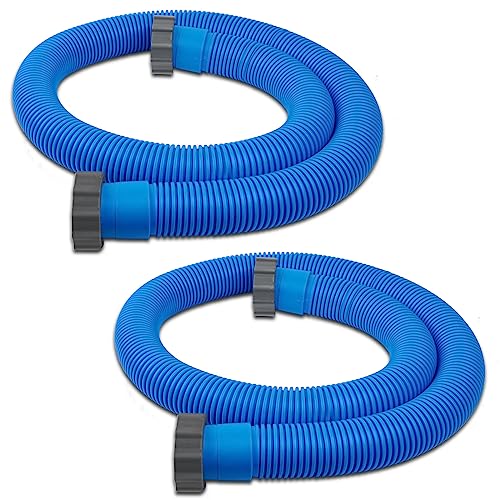 Poolschläuche für oberirdische Pools, 3,8 cm Durchmesser, 149,9 cm lang, Poolpumpenschlauch, Ersatz-Pumpenschlauch, 2 Stück von AISunGoo
