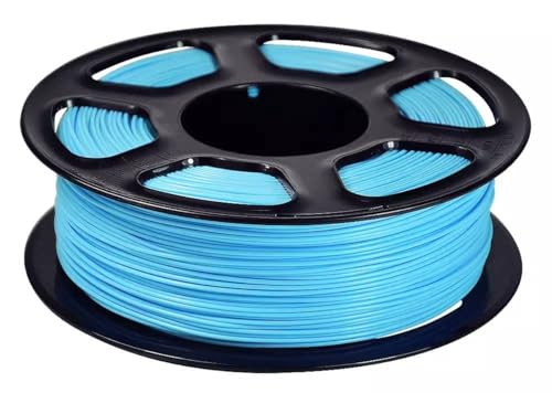 3D-Druck Filament PLA Filament 1.75mm Druckmaterial Für 3D-Drucker Hohe Qualität Und Zuverlässigkeit Optimal Für 3D-Druck, Prototyping Und Kunsthandwerk (Color : Light Blue) von AITAF