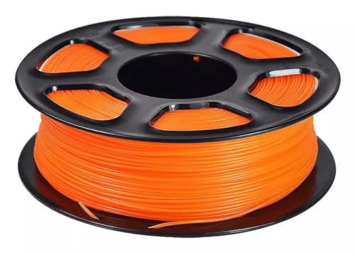 3D-Druck PLA Filament 1.75mm Druckmaterial Für 3D-Drucker Langlebig Und Umweltfreundlich Für Kunsthandwerk, Modellierung Und Prototyping (Color : Orange) von AITAF