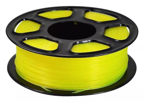 3D-Druck PLA Filament 1.75mm Druckmaterial Für 3D-Drucker Modellbau-Filament Universelle Anwendung Und Stabile Ergebnisse - Perfekt Für DIY, Bildung Und Rapid Prototyping (Color : Yellow) von AITAF