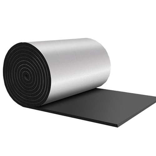 AITAF 5mm Dämmdicke Dämmung Isolierung Wärmeschutzmatte Selbstklebend Insulation Dämmplatte Kautschuk Isoliermatte Isolierfolie Dämmfolie Kautschuk Dämmmatte Schaumstoff Matte (Size : 1mx1m) von AITAF