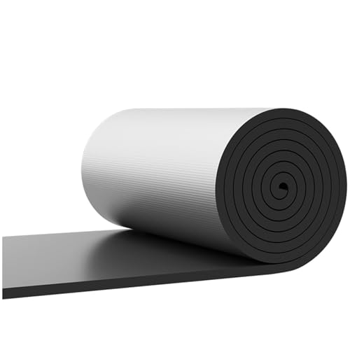 AITAF 5mm Insulation Selbstklebende Dämmplatte Platte Isolierplatte Kautschuk-Platten Dämmmatten Autodämmung Feuerfest wasserdichte Kautschuk Isoliermatte (Size : 1mx3m) von AITAF