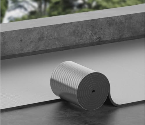 AITAF Selbstklebende Dämmplatte 5mm Kautschuk Isoliermatte Dämmdicke Dämmung Isolierung Für Türen, Dächer, Fußböden, Reisekoffer Wärmeschutzmatte (Size : 1mx2m) von AITAF