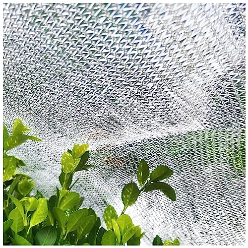 Reflektierendes Aluminium-Schattiernetz mit 85% Schattierungseffekt, Sonnenschutznetz Auto Aluminium, Garten Dekorations-Alunetz Schattennetz Auto 4x6m 4x5m, Schattiernetz Blickdicht, UV-Beständig (S von AITAF