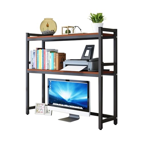 2-stufiger, verstellbarer Präsentationsregal-Organizer – Desktop-Bücherregal für Computertisch, multifunktionales Desktop-Aufbewahrungsregal, freistehendes Präsentationsregal für Bürobedarf (Farbe: A, 2-stufiger, verstellbarer Präsentationsregal-Organizer – Desktop-Bücherregal für Computertisch, multifunktionales Desktop-Aufbewahrungsregal, freistehendes Präsentationsregal für Bürobedarf (Farbe: A, von AITEKODVG