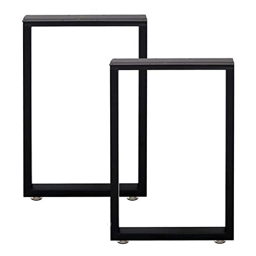 AITEKODVG 2pcs Metalltischbeine - Möbelbeine, Schreibtischbeine, Tischbeinmetall -Basis für Bank, Schmiedeeisen -Tischbeine für DIY -Bank, für Schreibtisch, Esstisch, Kaffeetisch, Konferenztisch (SI von AITEKODVG