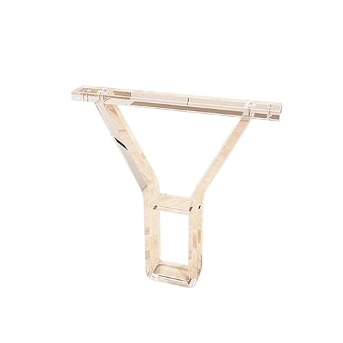 AITEKODVG Acryl -Single Island Bar Bein Transparent Home Mini Bar Support Bein modernes Clear Kitchen Island Tischbein mit 150 kg Ladungskapazität Hoch DIY -Möbelbeine (50 * 72 cm) von AITEKODVG
