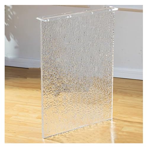 AITEKODVG Acrylfestbeine, schwimmender Schreibtisch Acrylfuß für Tisch, Dicke: 20 mm DIY -Projekte Esstischbeine, robuster Couchtisch -Ersatz -Bein -Display -Riser (A, 70 x 40 cm) von AITEKODVG