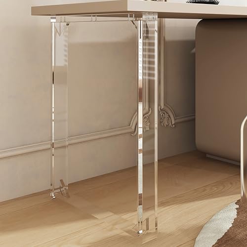 AITEKODVG Acrylmöbel Beine für DIY Couchtisch Arbeitstop Essmöbel Große Tischbeine für Tischkonsolentisch und Bank im Freien (60 * 72 cm) von AITEKODVG