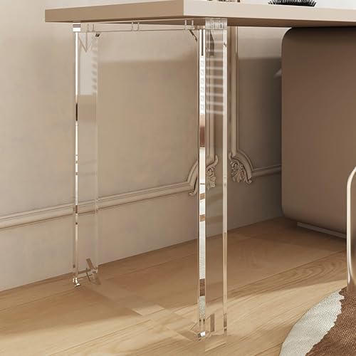 AITEKODVG Acrylmöbelbeine für DIY -Couchtisch, Esstische, Konsolentische und Bänke - große Stützbeine für Schreibtische und Außentische (Größe: 40 * 72 cm) von AITEKODVG