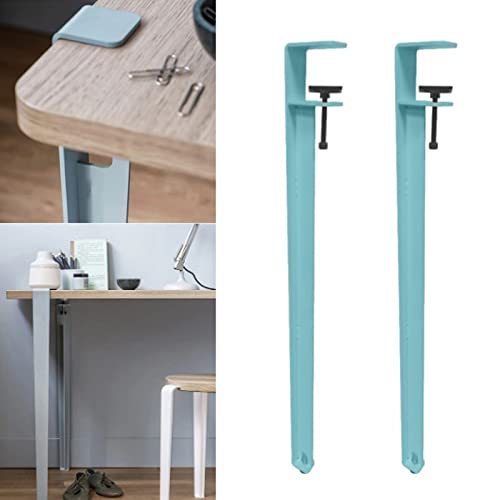 AITEKODVG Einstellbar F geformt 71 cm Clip auf Tischbeinen für Arbeitstisch Couchtischstab Tisch kein Stanzen Design 2pcs hellblau AITEKODVG Einstellbar F geformt 71 cm Clip auf Tischbeinen für Arbeitstisch Couchtischstab Tisch kein Stanzen Design 2pcs hellblau von AITEKODVG