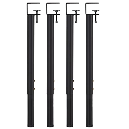 AITEKODVG Einstellbare F -Formmetalltisch -Beine Set von 4 schwarzen Tischklemmbeinen für DIY -Möbel 45 cm (18 Zoll) von AITEKODVG
