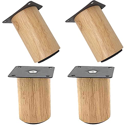 AITEKODVG Haarnadel -Tisch -Beine mit schwerem Stahl doppelte Schwarze Beine für ESS- und Endtische -Stühle und DIY -Heimprojekte 25 cm/9 "Größe von AITEKODVG