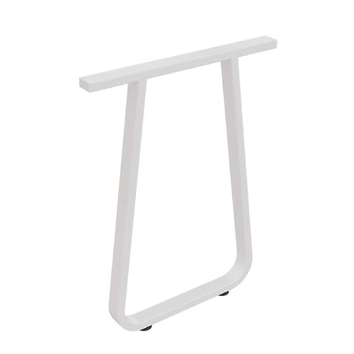 AITEKODVG Hochleistungsmetall -Schreibtischbeine mit verstellbaren Protektorfetisch -Couchtisch -Bein ， DIY -Projekten können mit verschiedenen Panels Möbelbeinen für Schreibtisch (weiß, 55 x 72 cm) von AITEKODVG