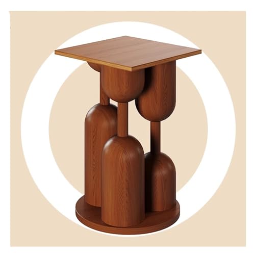 AITEKODVG Hochleistungsschreibtischbeine, Kücheninseln Holzbein, DIY-Kaffeetischeanzuganzug Füße, Insel Tisch Couchtisch Tisch Ersatzbein für Moderne Schreibtische (E-Brown) von AITEKODVG