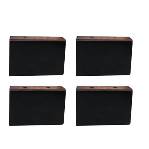 AITEKODVG Holzbett-Riser-Sofa Füße für Möbel l-förmige Couch Füße Kommode Bein Set 4, Holzsofa Beine Ersatzmöbel Füße, Tischbeine Kommode Beine (C-In eine Linie 10 cm) von AITEKODVG