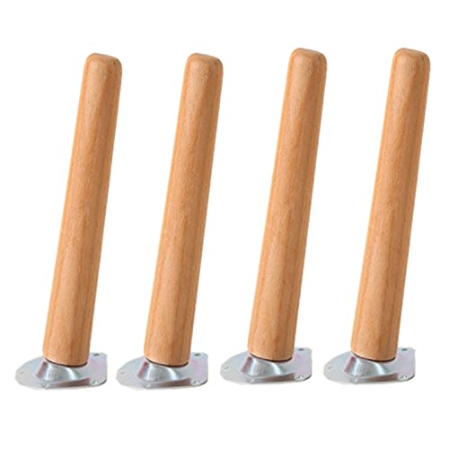 AITEKODVG Holzmöbel Beine Set 10 cm 15 cm 20 cm 30 cm 40 cm 70 cm Sofa Schranktisch Ersatzfügungen mit Montagezubehör von AITEKODVG