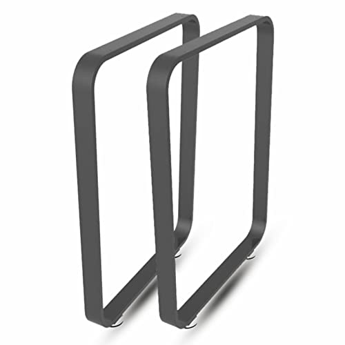 AITEKODVG Industriestahl Tischbeine 72,5 cm Schwerdetailbenbankbeine für DIY -Kaffeetische Moderne Schreibtische Esstische und Schränke Ersatz Möbel Beine Holzkohlegrau 45 cm/55 cm Breite von AITEKODVG