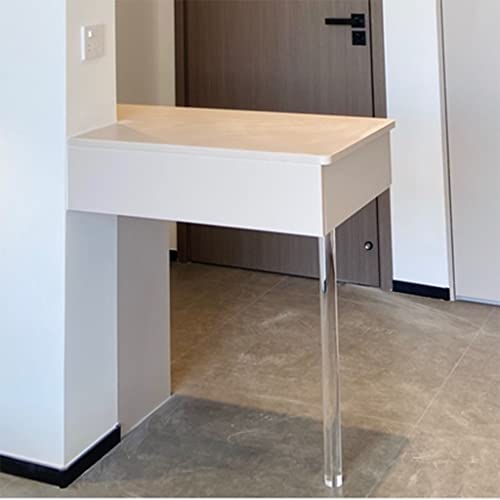 AITEKODVG Klarer Acrylmöbelbeine - Ersatz für Hochleistungstisch -Bein für Schreibtisch, Couchtisch, Garderobe, Schrank - DIY -Möbelfüße von AITEKODVG