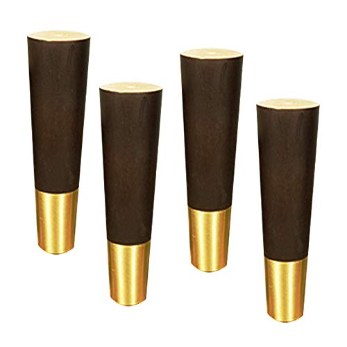 AITEKODVG Massive Holzmöbelbeine, Sofa -Beine, Couchtischbeine, Ersatz -Eichensofa -Beine, Holzmöbel Füße für Arbeitstop -Bett -Schreibtisch -Tisch -Beinbeine Tischbeine mit Messingfüßen (10 AITEKODVG Massive Holzmöbelbeine, Sofa -Beine, Couchtischbeine, Ersatz -Eichensofa -Beine, Holzmöbel Füße für Arbeitstop -Bett -Schreibtisch -Tisch -Beinbeine Tischbeine mit Messingfüßen (10 von AITEKODVG