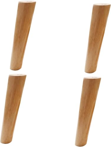 AITEKODVG Massivholzmöbel Beine 4pcs runde Couchbeine für DIY Möbel TV -Stand Sofa Schrank 5cm Durchmesser Ersatzbeine mit 30 cm Länge robust und stilvolles Design für Nachtstände von AITEKODVG