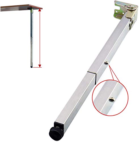 AITEKODVG Metall Tischklemme Beine Set aus 4 einstellbaren F -Form Essschreibtisch Beinen DIY Möbelkonsole ohne Stanzen erforderlich Schwarze Eisen -Couchtischbeine (45 cm) von AITEKODVG