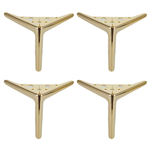 AITEKODVG Metallmöbel Beine Ersatzset von 4 Sofa -Tischschrankbeinen mit Schrauben Nicht -Schlupf- und Verschleiß DIY Möbel Füße 12 cm 15 cm 19 cm 25 cm Bronze Finish von AITEKODVG