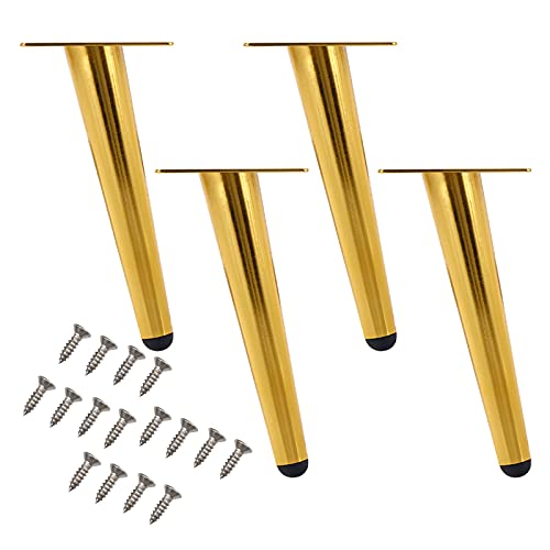 AITEKODVG Metallmöbel Beine verjüngte Tischbeine für DIY -Sofa -Schreibtisch 4 PCs Mehrfarbig von AITEKODVG