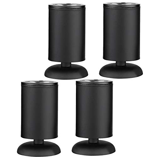 AITEKODVG Metallmöbel Beine verstellbare Sofa Betttisch Kleiderschrank Beine mit ABS -Basis für Badezimmer Dressingstuhl ohne schütteln von AITEKODVG