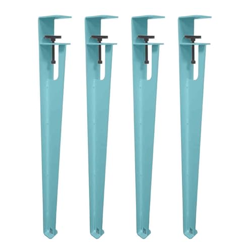 AITEKODVG Metalltisch -Beine (Set von 4) Moderne F -förmige Esstischbeine für DIY -Couchtischkonsole oder Möbel ohne Bohrerdesign mit Bodenschutzmöglichkeiten Industriestil Möbelbeine für Wohnkultur von AITEKODVG