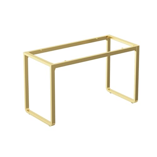 AITEKODVG Metalltischbeine, Schreibtischbeine, DIY -Möbelbeine, Esstischbeine, Couchtischbeine, industrielle Beine für Tisch, mit einstellbare Bodenschutz (Gold 120 * 45 * 72,5 cm) von AITEKODVG